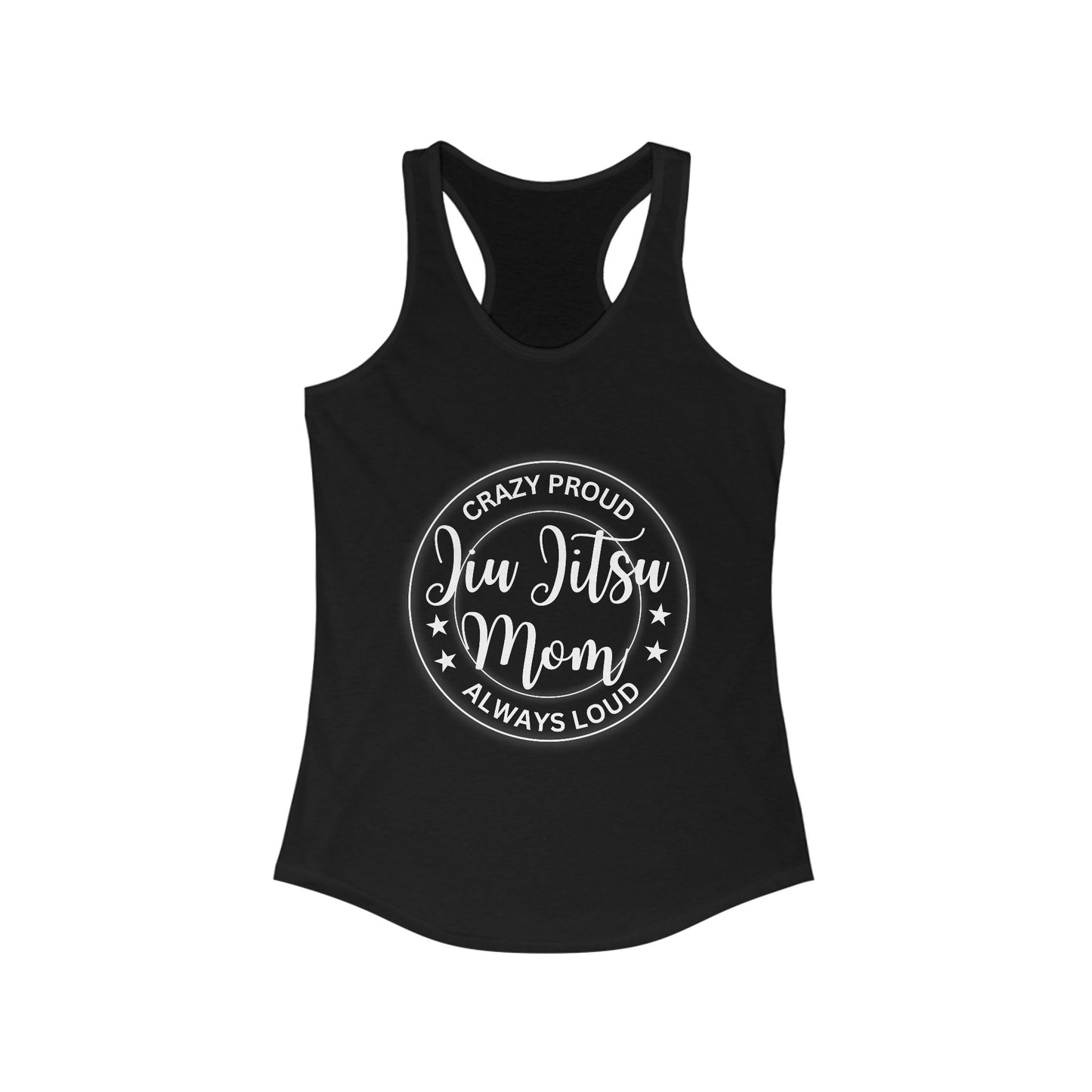 Proud Jiu Jitsu Mom - Racerback Tank