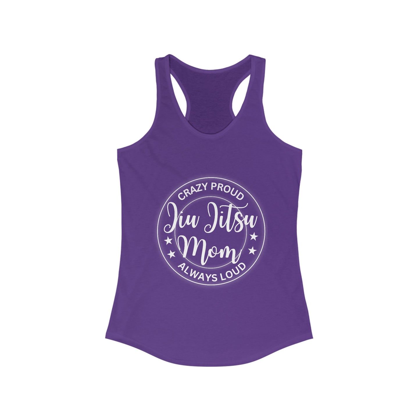 Proud Jiu Jitsu Mom - Racerback Tank