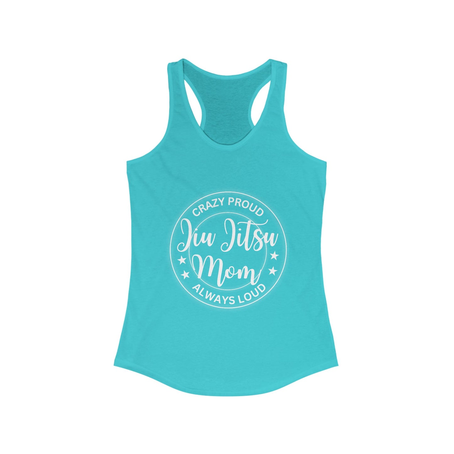 Proud Jiu Jitsu Mom - Racerback Tank