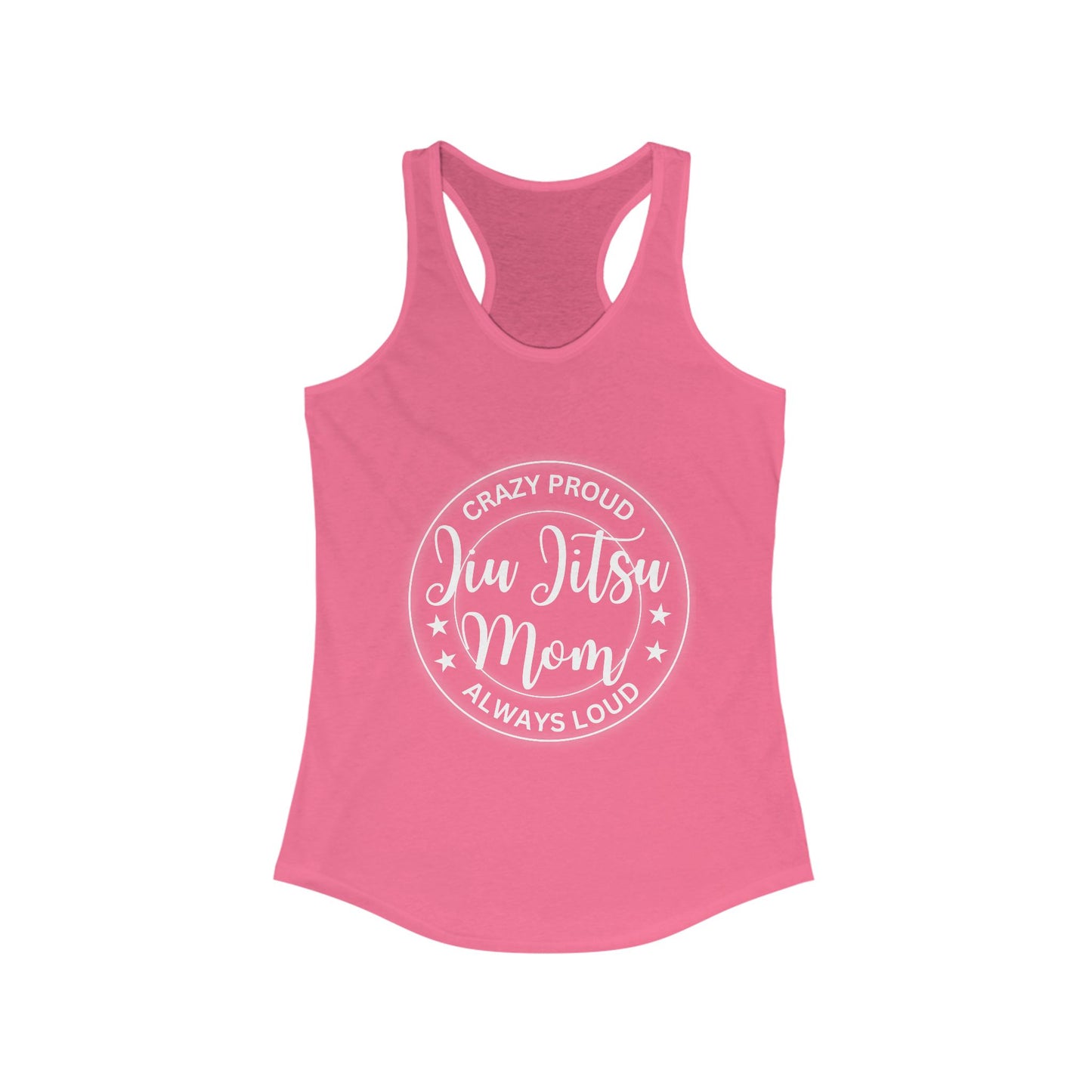 Proud Jiu Jitsu Mom - Racerback Tank