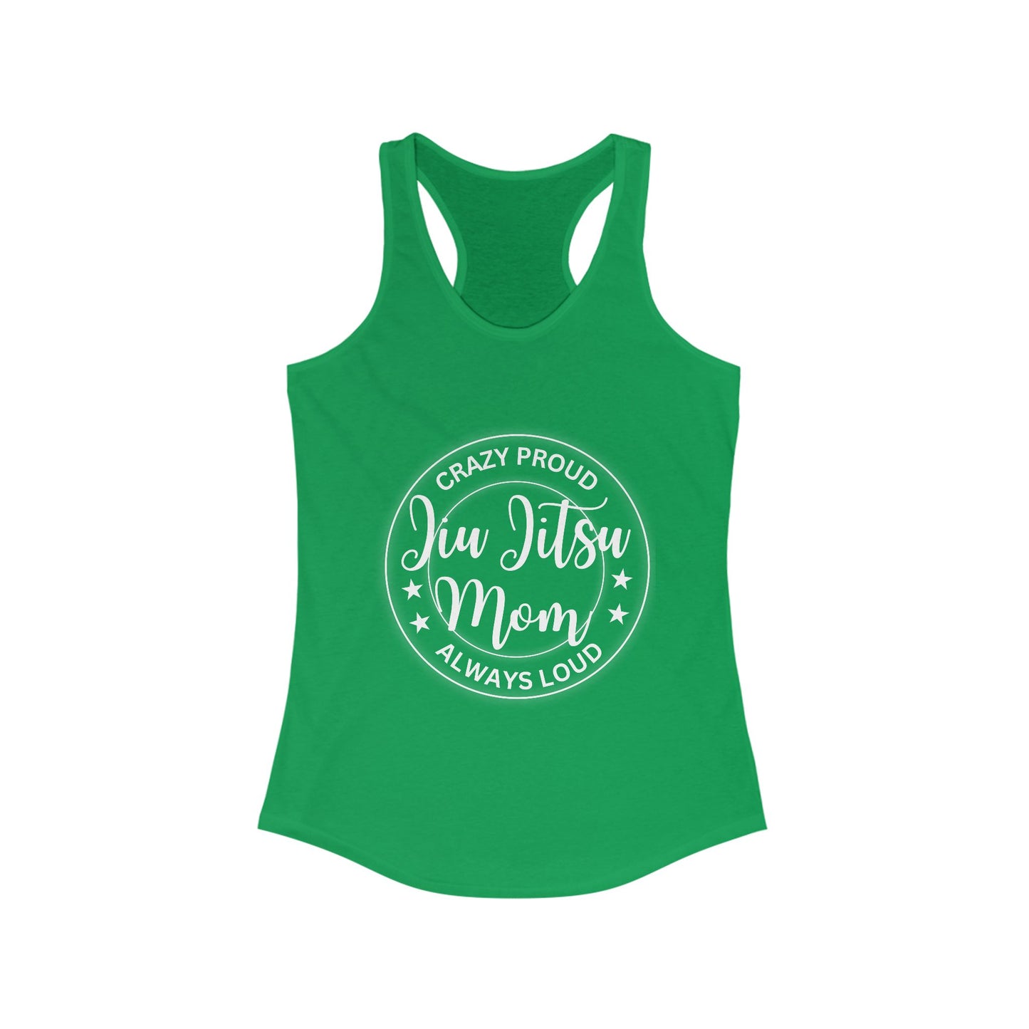 Proud Jiu Jitsu Mom - Racerback Tank