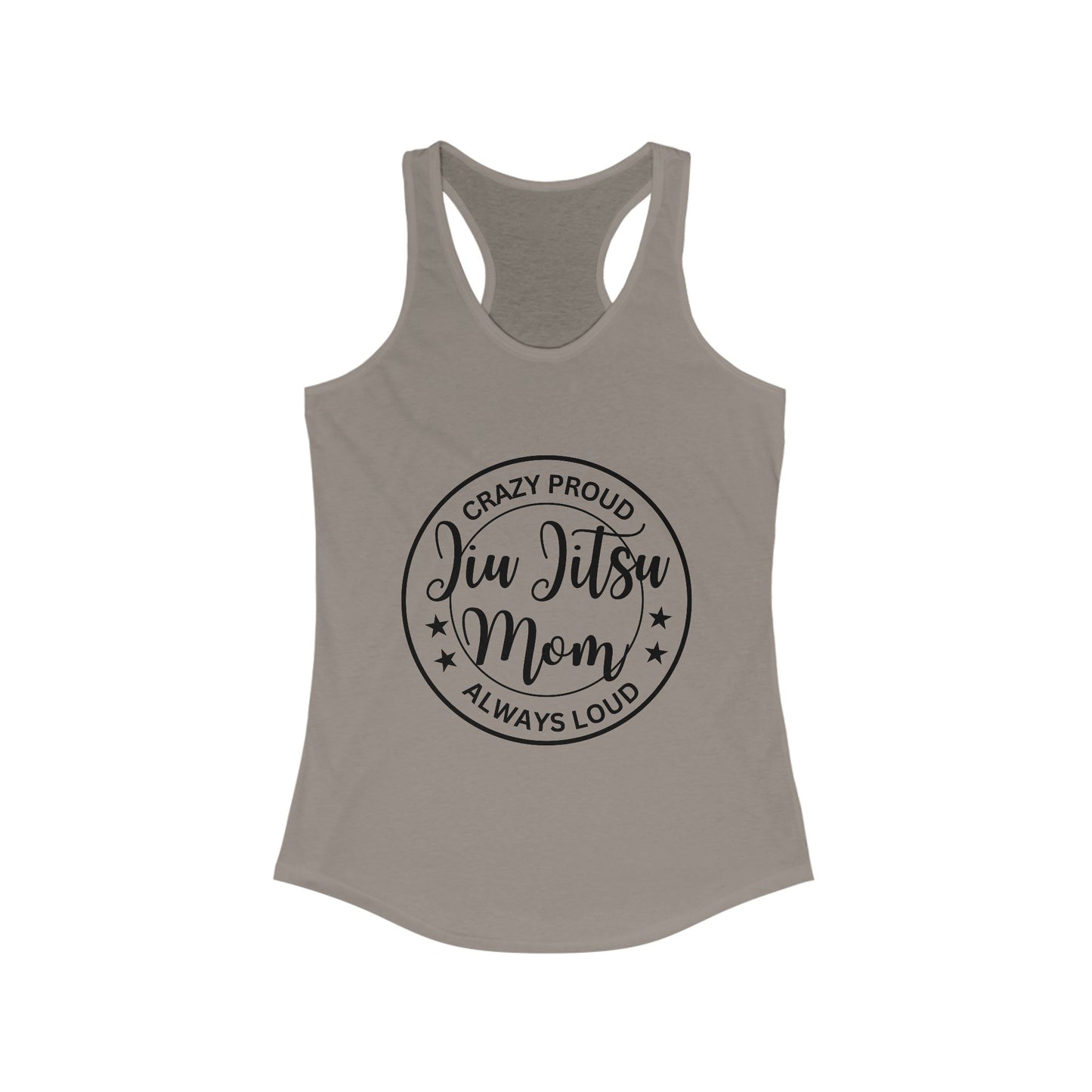 Proud Jiu Jitsu Mom - Racerback Tank