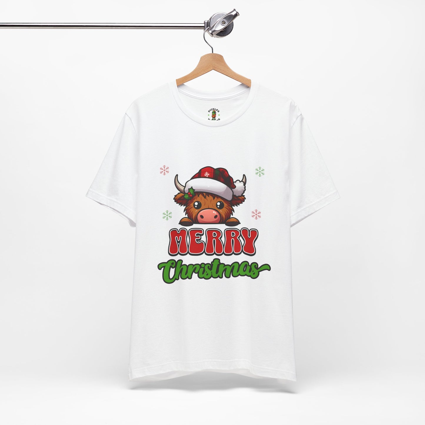 Merry Christmas Cow - Women's Tee