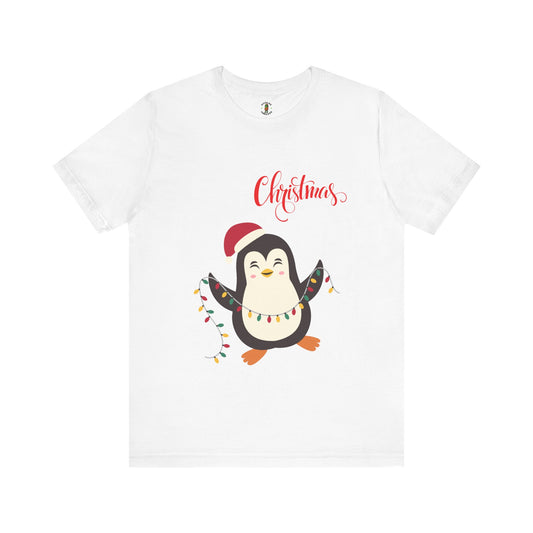 Christmas Penguin Jersey Tee