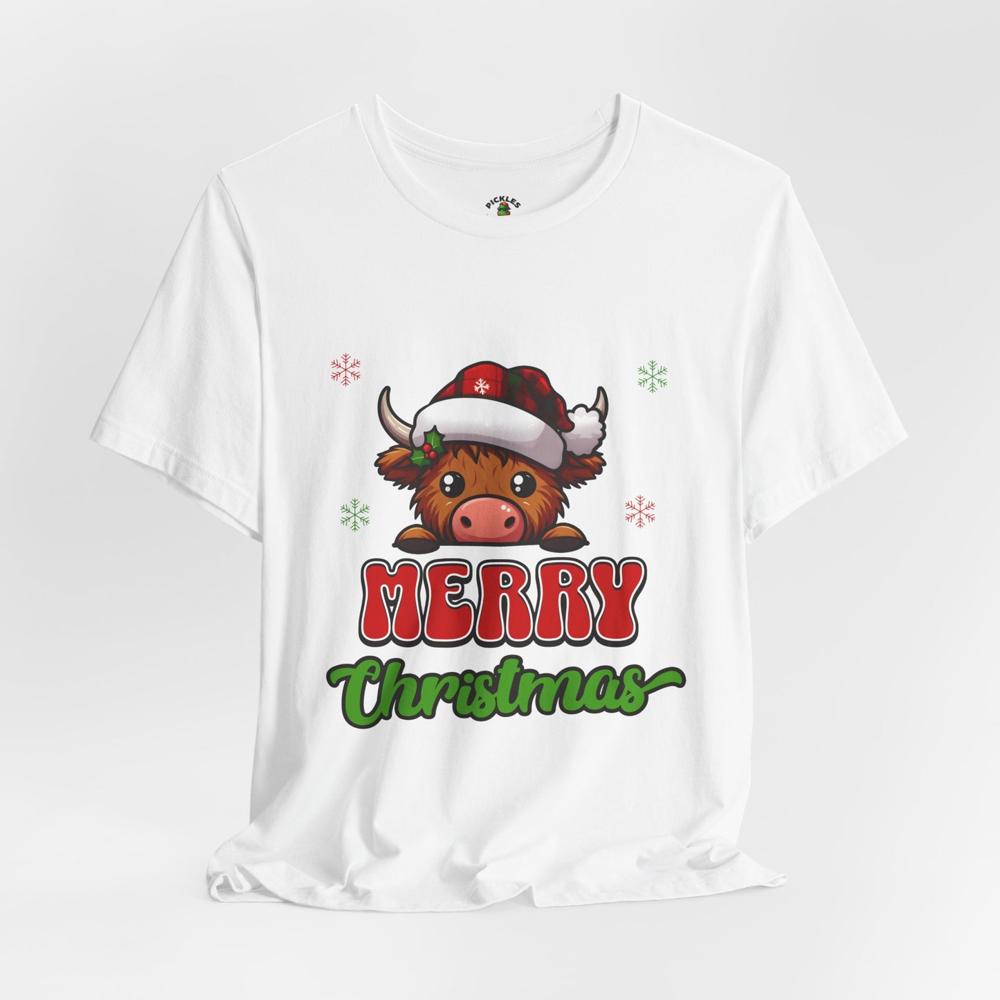 Merry Christmas Cow - Women's Tee