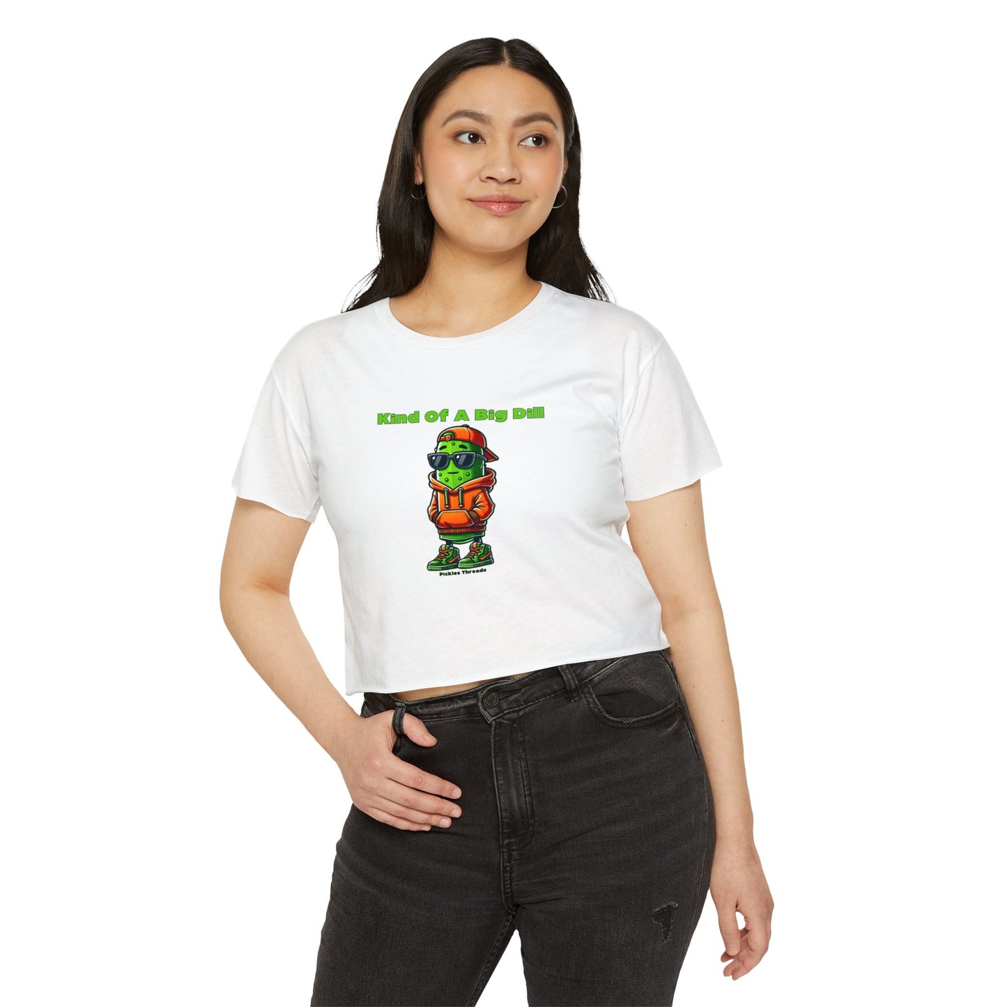 Kind Of A Big Dill - Women's Crop Top