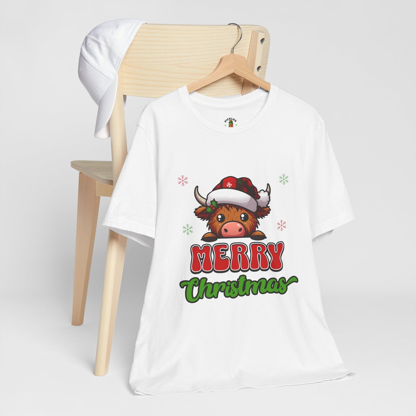 Merry Christmas Cow - Women's Tee